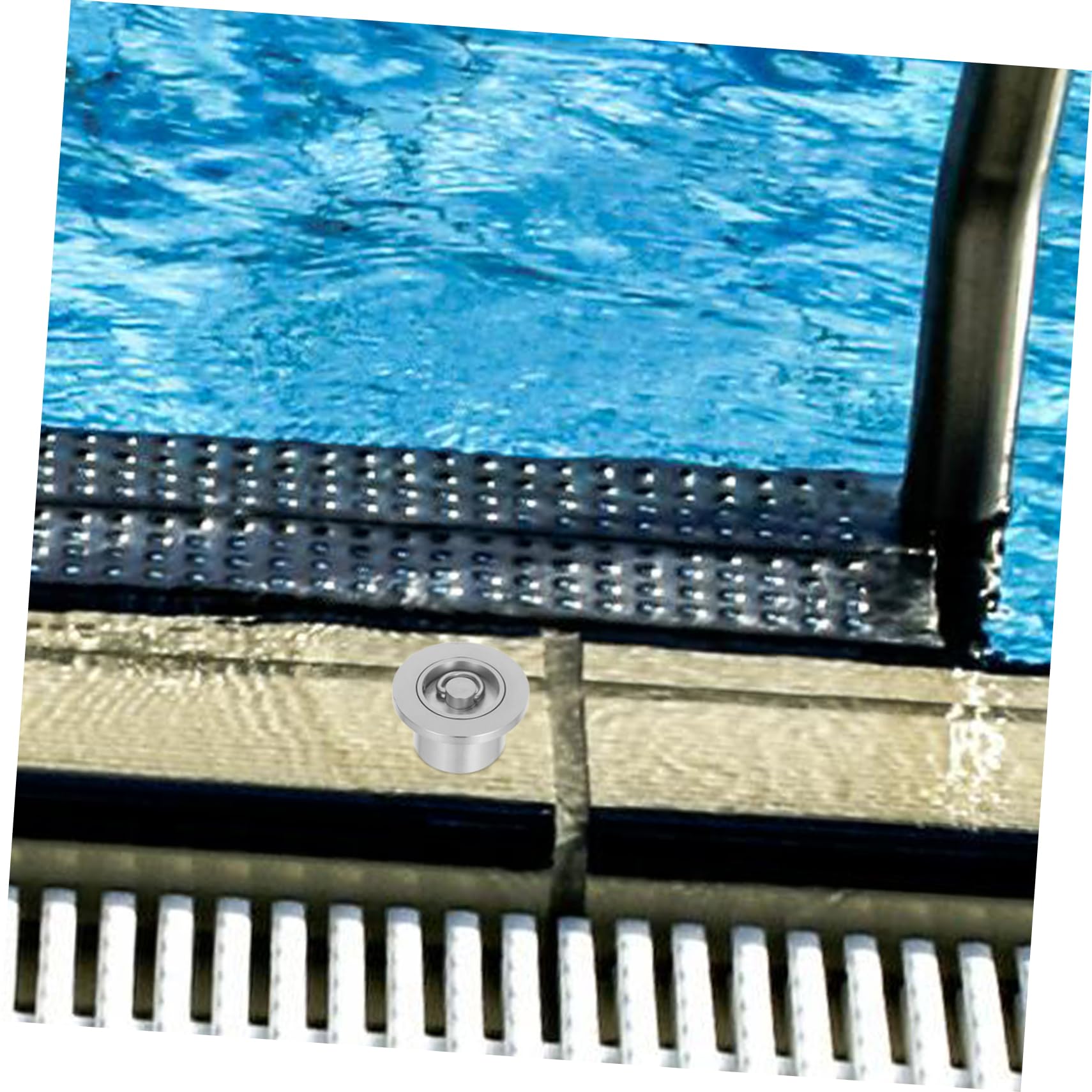 Cubierta de Desagüe para Piscina y Estanque, Cobre, Instalación Fácil, Evita Acumulación de Agua, Repuesto para Drenaje de Piso