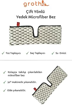 Twin Sprey Mop - 2 Adet Çift Yönlü Mop Bez - SU SIZDIRMAZ TIPASIZ SİSTEM - Üretici Garantili