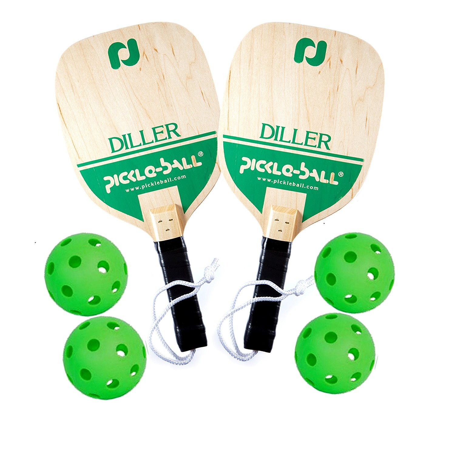 Buy Pickle Ball Diller Pickleball Bundle ( Set Includes 2 Paddles & 4