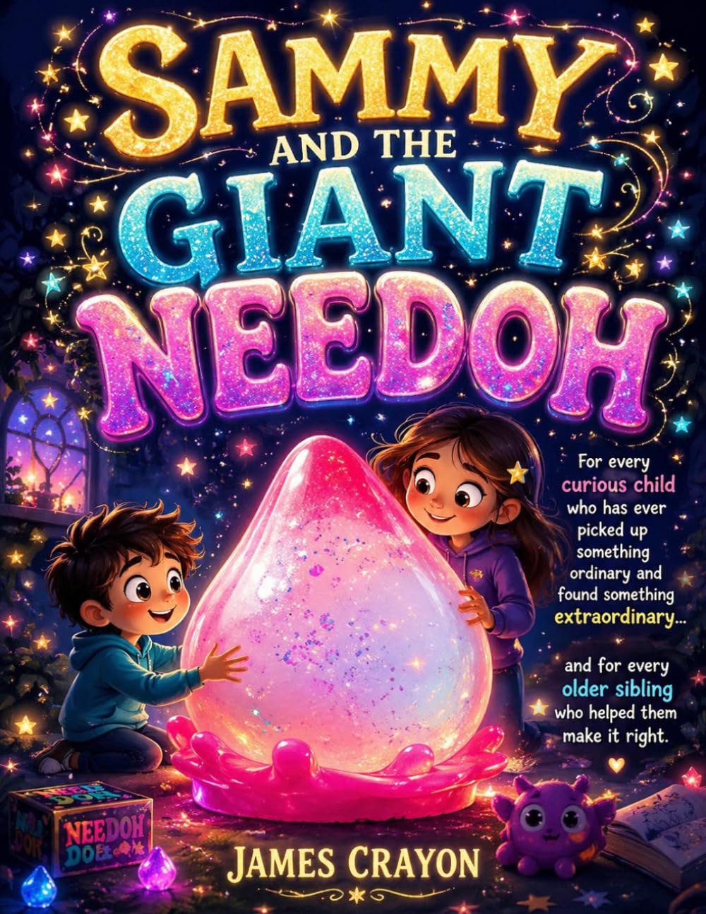 SAMMY AND THE GIANT NEEDOH: For every curious child who has ever picked up something ordinary and found something extraordinary and for every older sibling who helped them make it right