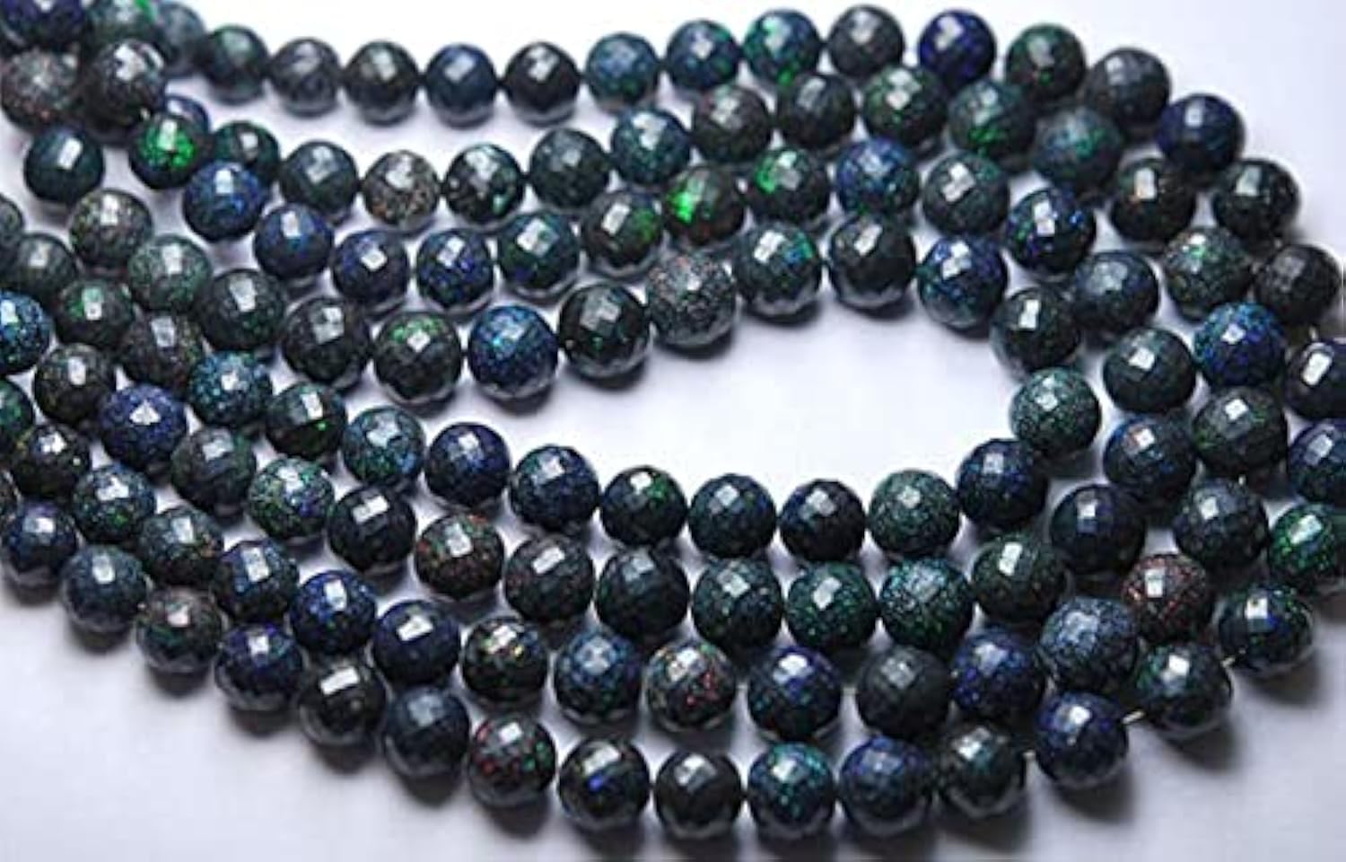 Opale noire d'Australie véritable LKBEADS perles de 6-7mm pour créer un cadeau d'exception