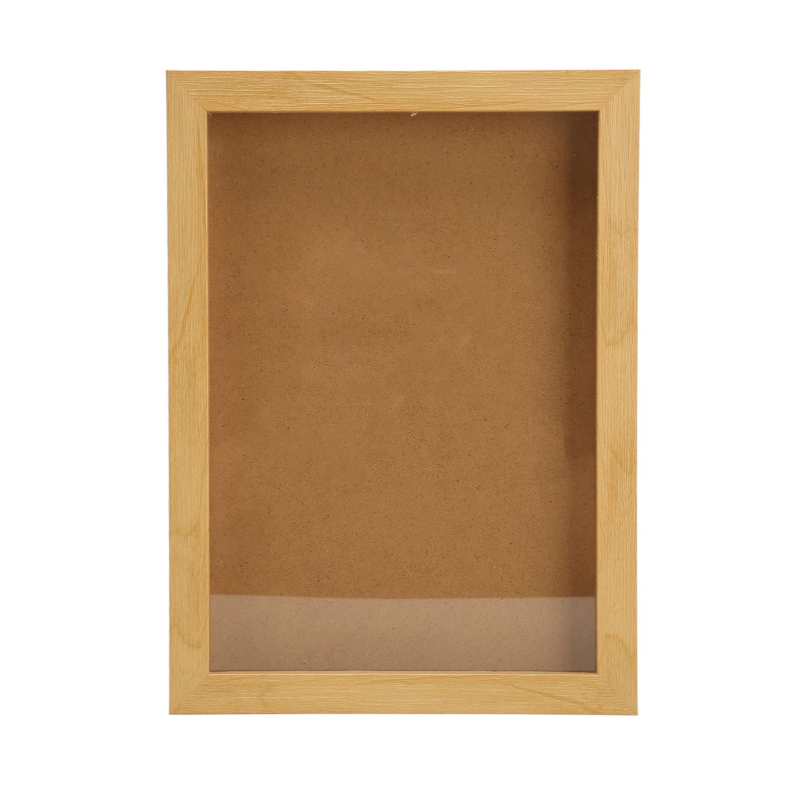 LEYT Photo Frame, Lightweight Simple Photo Frame High Transmittance Durable Prevent Deformation with Bracket for Hotel (Wood Color)-image-7
