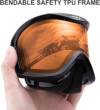 Lunettes De Ski Anti - Brouillard Lentille PC Magnétique Unisexe