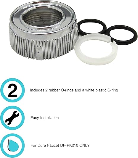 Automotive Interior Jeannedarc Sainteagnes Fr White Rv Faucet Spout Nut And Rings Replacement Kit Df Rk510 Wt Dura Faucet