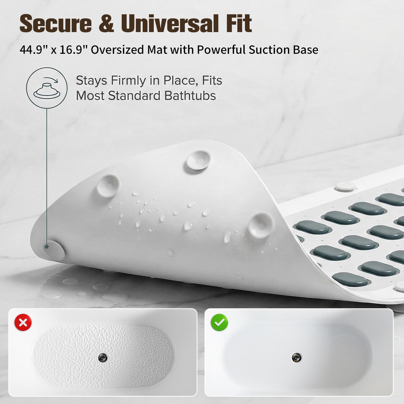 Alfombra Masaje Bano SPA Portatil Banera Control Remoto 6 Niveles Intensidad Tapete Burbujas Aire Ventosas Cojin Inflable Bomba de Aire Integrada Relax