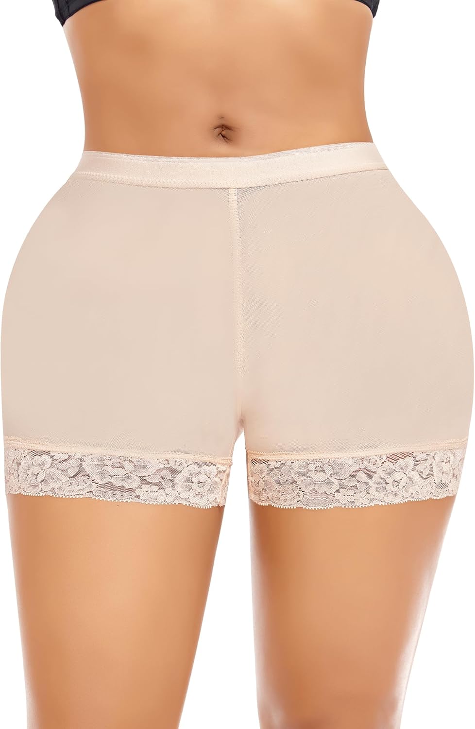 DERCA Padded Underwear for Women Butt Lifter Seamless Booty Pads Butt Enhancer Panties Lace Shapewear Boyshorts - Image 2