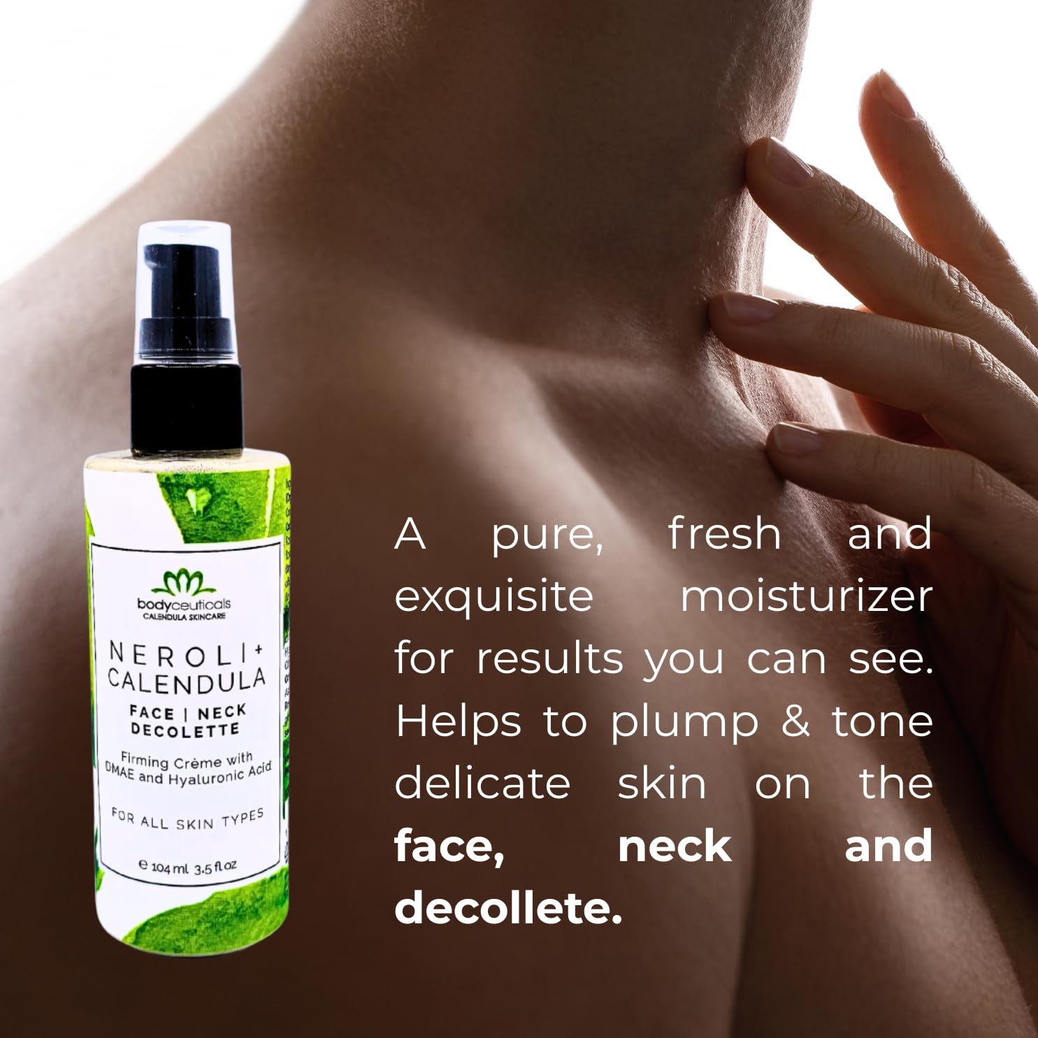 Neroli + Calendula Firming Crème – Brightening & Hydrating Face Cream with Organic Aloe, Vitamin E & Botanical Extracts – Lightweight Daily Moisturizer for Radiant, Firm Skin – 3.5 oz