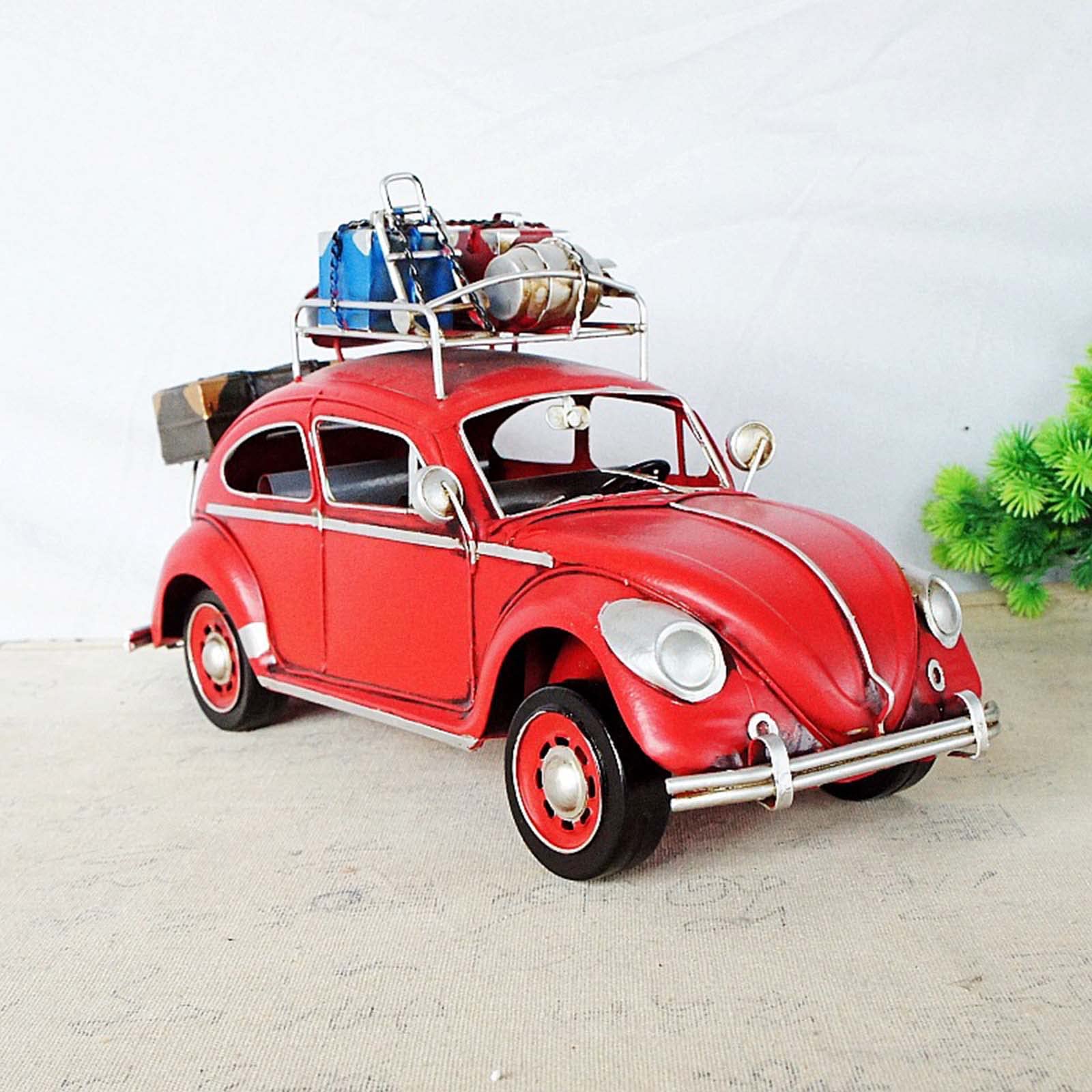 Arte del Ferro Vecchio Modello Auto d ' Artigianato Ornamento da Tavolo Collezione Giocattoli per Bambini Regalo Artigianato in Metallo Auto Classica retrò Fatta a Mano Macchinine da