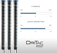 Vista 4 de Winn Dri-Tac Wrap Midsize (+1/16 Inch) 13 Piece Golf Grip Bundle