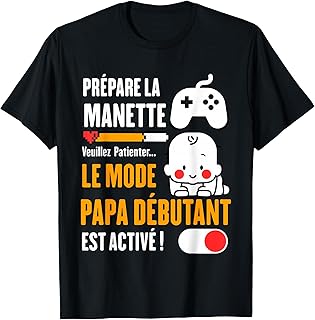 Homme bientôt Papa 2026 Annonce Humour, Cadeau Futur Papa Gamer T-Shirt
