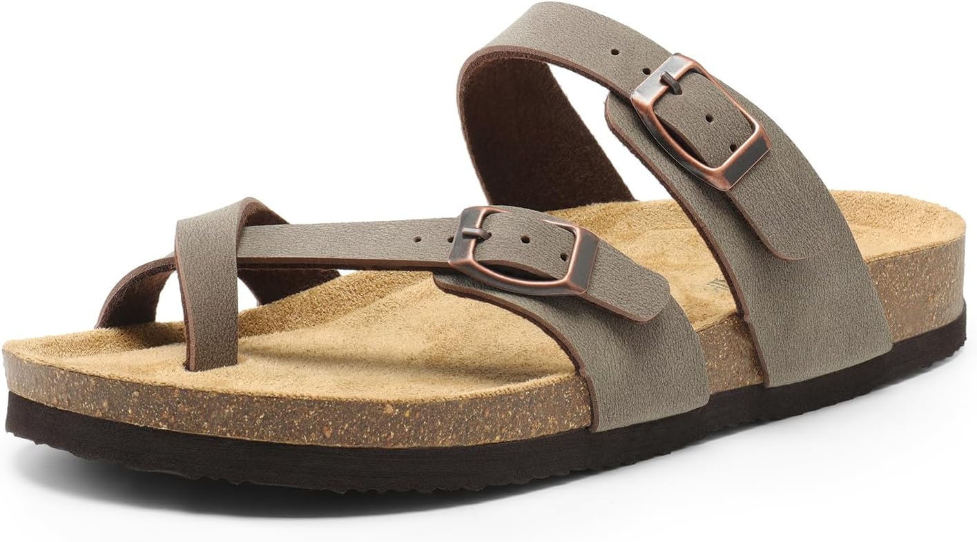 Cork Thong Slip On Sandals Bernardo Cork Flat Thong Slide Sandals1