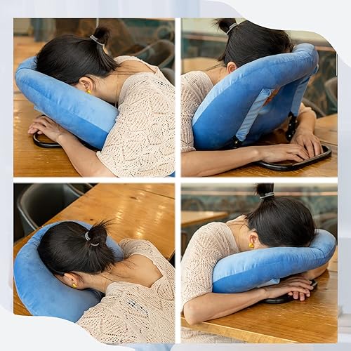 Miniatura 3 de Almohada facial para después de cirugía ocular almohada propensa de altura ajustable almohada de boca abajo almohada de retina agujero macular de