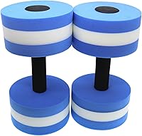 Vista 1 de Mancuerna de espuma para ejercicio aeróbico acuático, resistencia a la piscina, barra de mano, equipo de ejercicios para pérdida de peso (juego de 2)
