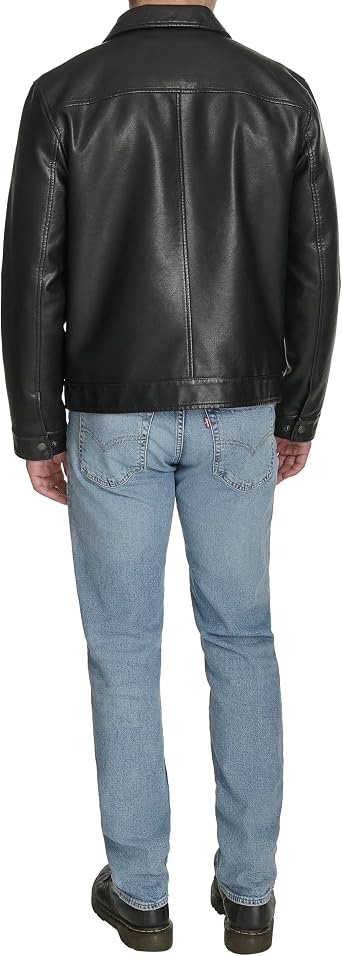 Levi's Men's Levi's Men's Faux Leather Modern Trucker Jacket Jacket (pack of 1)
