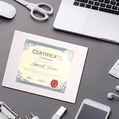 Miniatura 7 de Ctosree 100 sobres de cara completa, sobres de papel blanco de 37 libras con ventana completa transparente para fotos, catálogo, revistas, folletos,