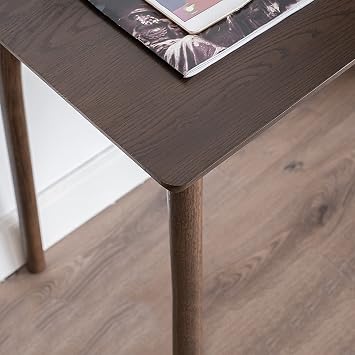 Computer Desk 0.8m 1.0m 1.2m Wood Desk Home PC Laptop Desk Simple Studying Writing Desk with Drawers and Silent Non-slip Foot Pad Home Office Desk (Color : Natural, Size : 0.8 meters)