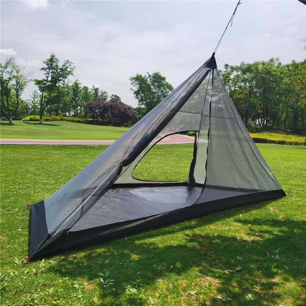 Inner Mesh with Bathtub Bottom for Tipi Hot Tent, Mosquito Net for Camping Bed for Travel Outdoor Netting Cover Lightweight Mesh