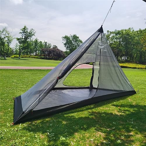 Miniatura 7 de Vilemoon Malla interior con parte inferior de bañera para tienda de campaña caliente Tipi, mosquitera para cama de camping para viajes al aire