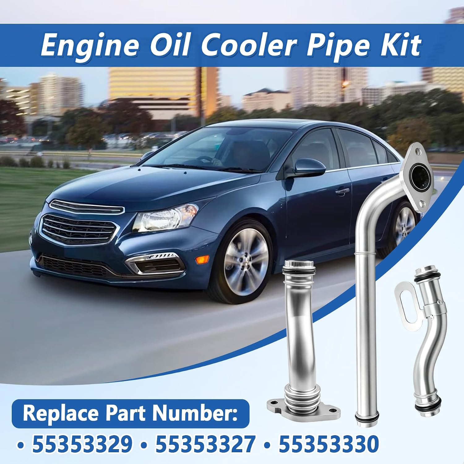 Engine Oil Cooler Pipe Kit Replace 55353329 55353327 55353330