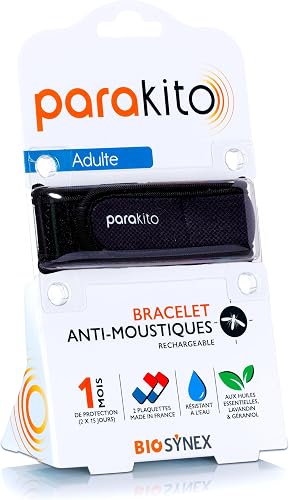 Bracelet Anti-Moustiques Réutilisable PARAKITO
