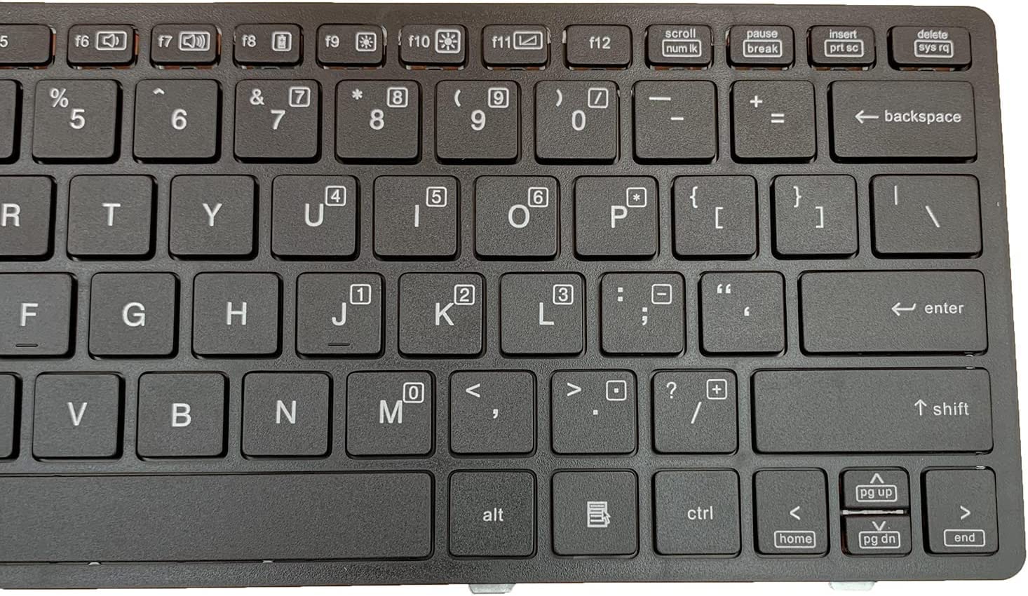 Tastiera HP EliteBook 2560/2570 – Layout UK, Nera, Originale HP Con Codici 701979-031