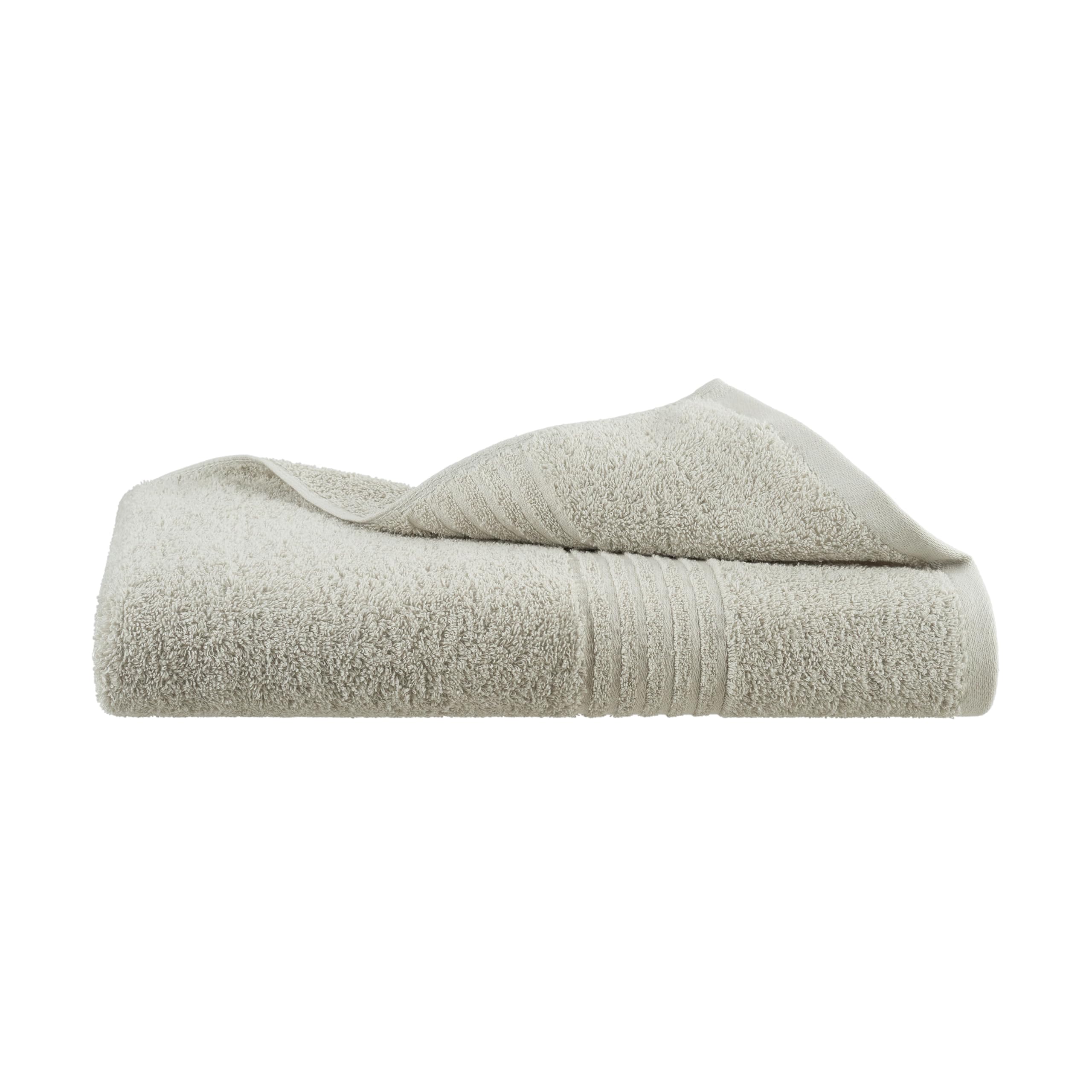 Southern Tide Performance Ponadwymiarowy ręcznik kąpielowy - mieszanka bawełny 600 g/m², wysoce chłonny i szybkoschnący, super miękki ręcznik jakości hotelowej (80 x 150 cm, szary)