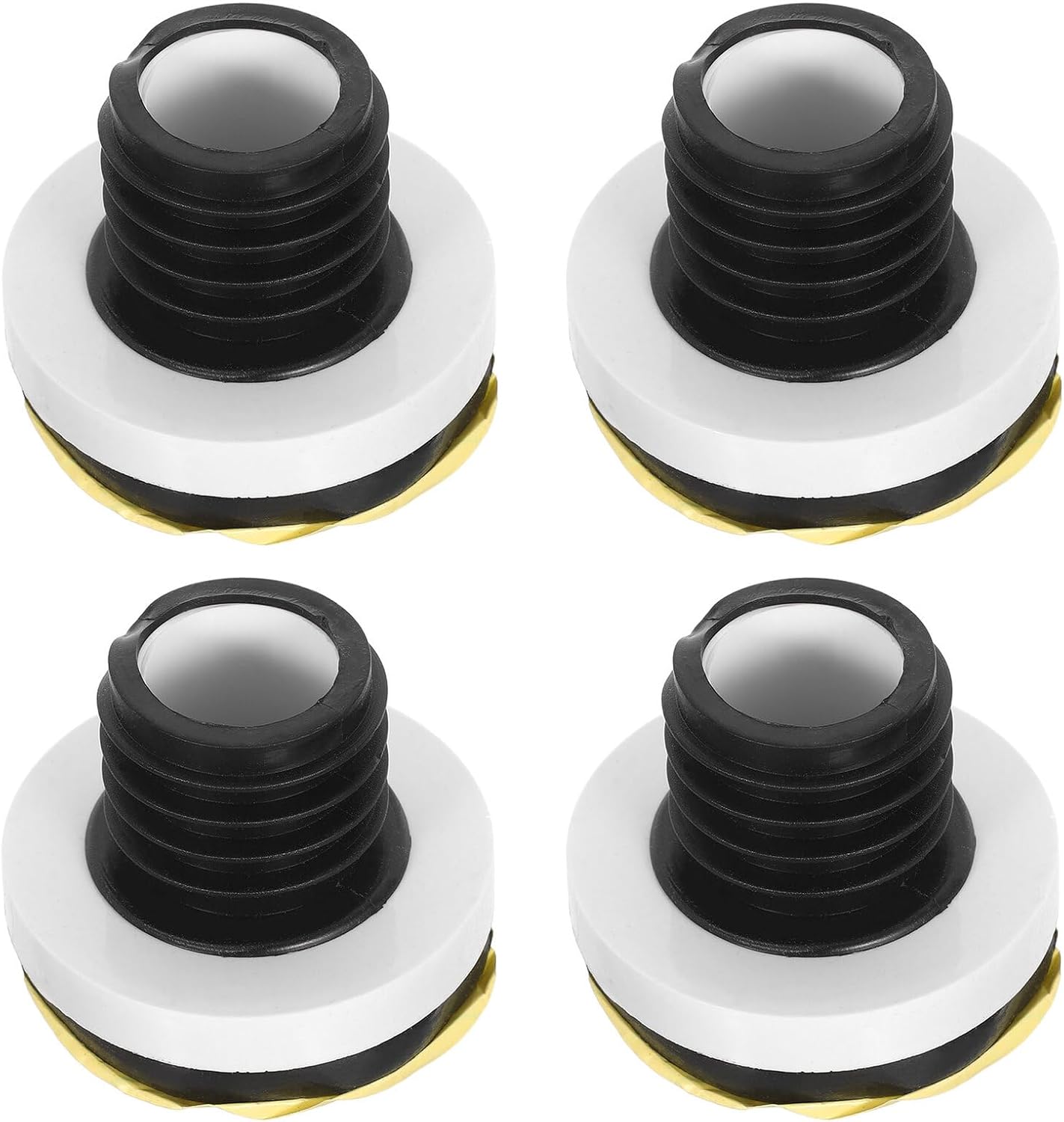 Gadpiparty 4pcs Leakproof Urinal Sealing Gasket Toilet Flange Installation Connector Wall Gasket Replacement for Men’s Bathroom Urinal Pipe Leakage Prevention