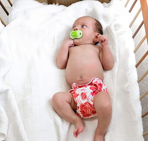 Miniatura 5 de Pañal de tela sin preparación para recién nacidos  Smart Bottoms Born Smart 2.0  Interior de fibra natural (Nurture)