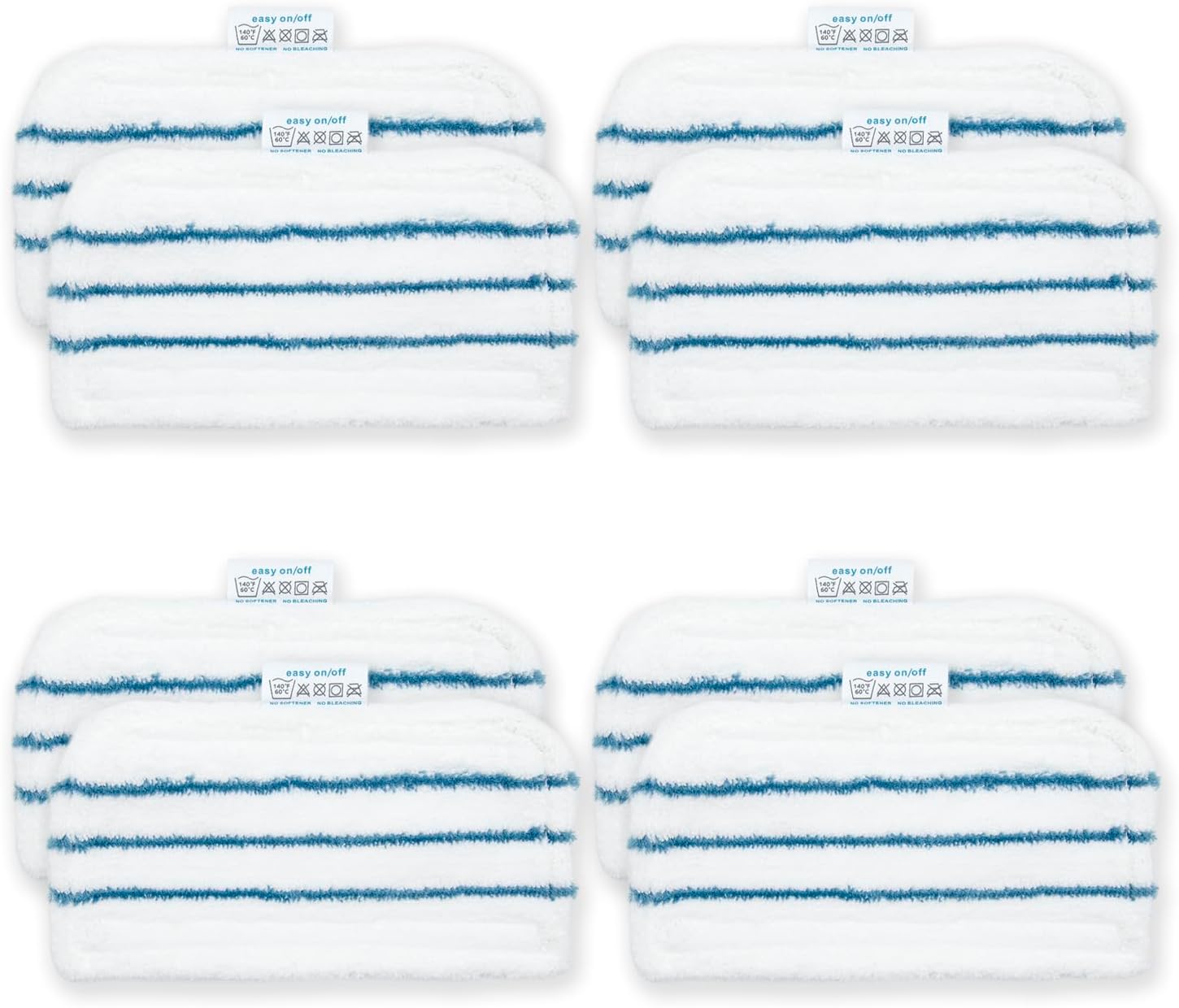 4 Lingettes pour Black et Decker Balais Vapeur FSMP20 Steam Mop pour