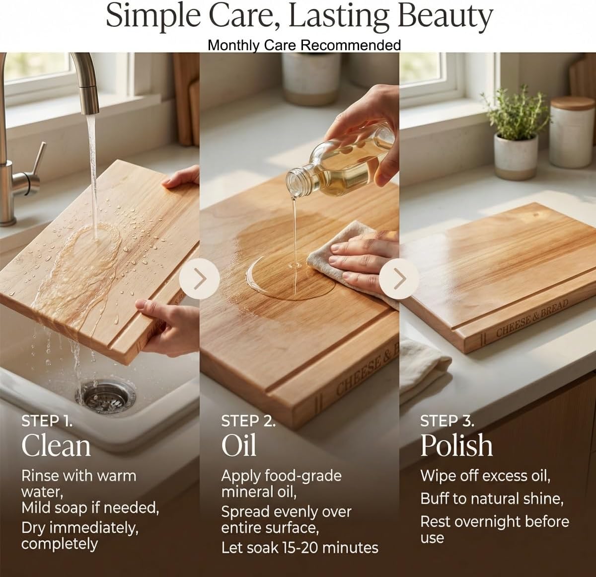 Durable Book Cutting Board, Acacia Wood Cutting Board Book Set with Stand, Space Saving Wooden Chopping Board for Kitchen, Ideal for Vegetables, Cheese & Bread, Meat, Unique Gift for Home Cooks