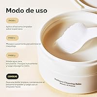 Vista 7 de Beauty of Joseon Radiance - Bálsamo limpiador de maquillaje, protector solar, limpiador de poros para pieles sensibles al acné. Cuidado de la piel
