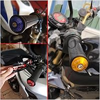 Vista 3 de Motorcycle for Yamaha Xmax 125/250/300/400 Iron Max NMAX 125 R120 Motorcycle Handle Ends Bar Balanced Plug Slider Handlebars Cap Grips Handle end