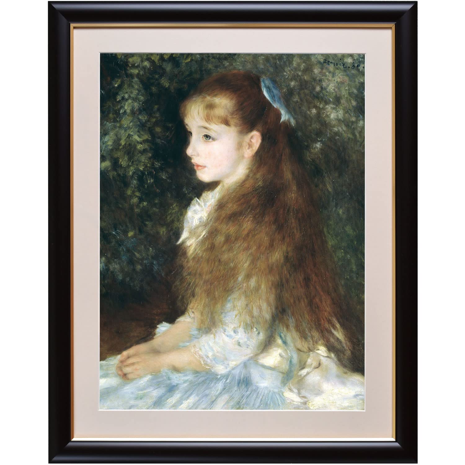 Amazon.co.jp: 晴れの街ギャラリー 絵画 額絵 ルノワール 『イレーヌ  