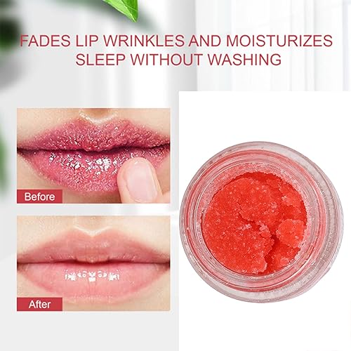 Miniatura 8 de Exfoliante labial suave durante la noche fresa mascarilla para labios secos y agrietados