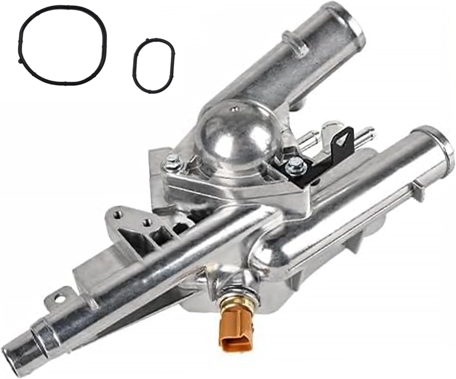 256002G500 256202G500 Upgraded Aluminium Engine Coolant Thermostat Housing for Kia Optima/Sorento 2011-2015 for Sportage 2011-2016 for Hyundai Santa Fe Sport/Sonata/Tucson