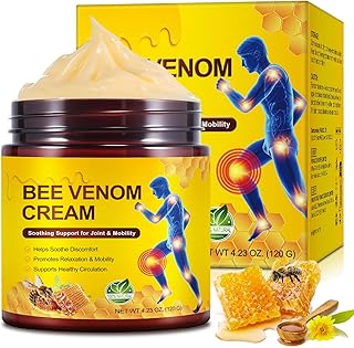 Bee Venom Cream, Bee Venom Joint and Bone Cream, Bee Venom Joint Gel for Back, Knee, Hands, Neck, Feet
