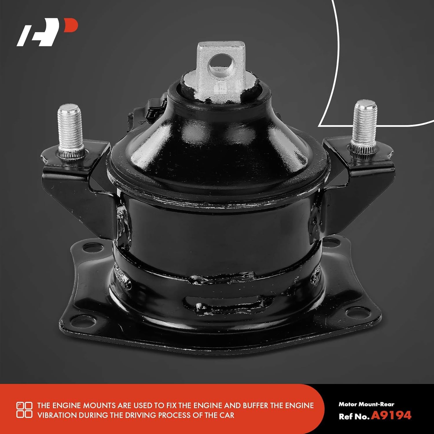 A-Premium 6PCS Engine Motor Mount and Transmission Mount Kit Compatible with Acura TSX 2004 2005 2006 2007 2008, 2.4L, Automatic Transmission, Replace# 50830SEPA02, 50830SEPA03