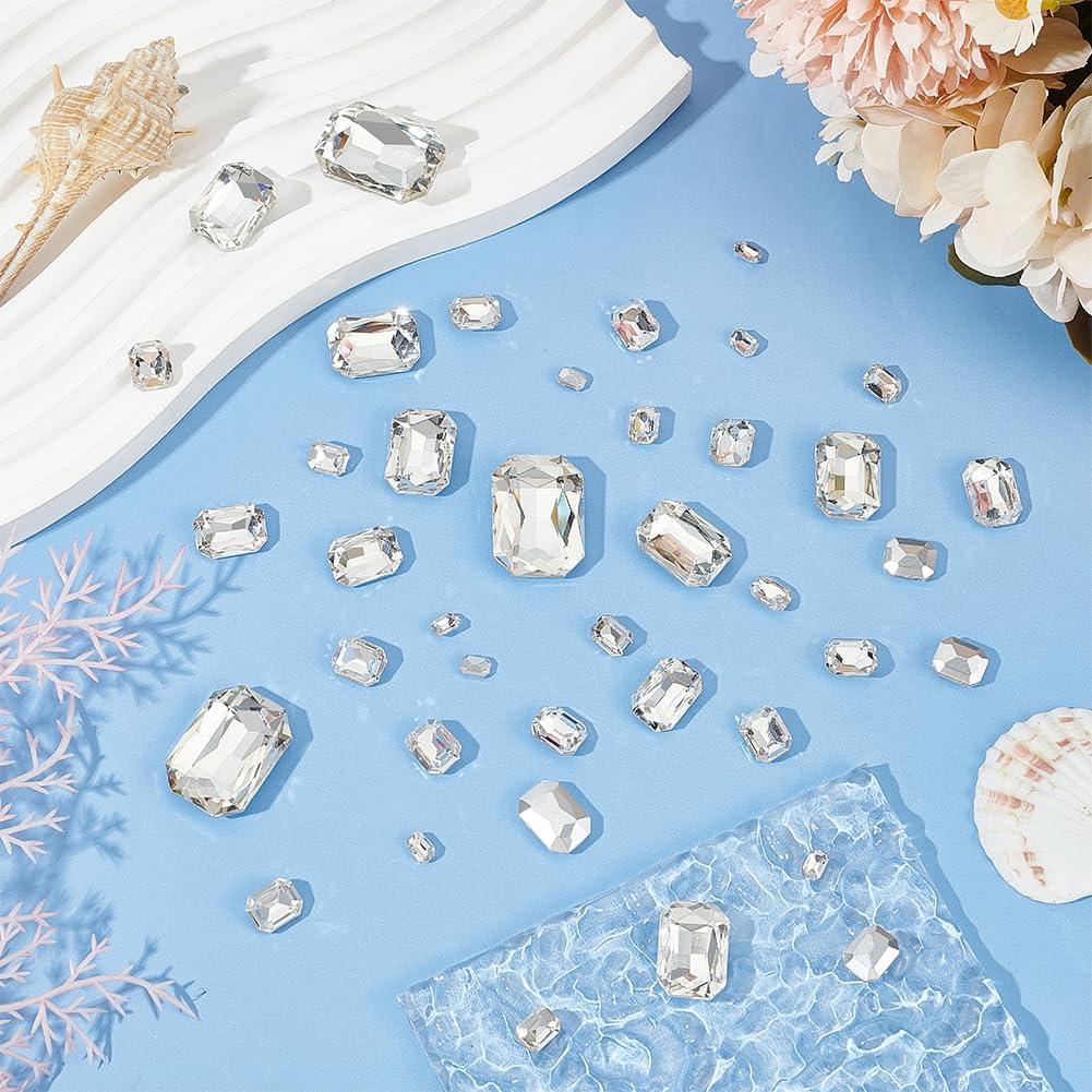 FINGERINSPIRE Mini-Stern-Strasssteine – 100 Stück, Versilbert, Ohne Loch, Für Dekoration & Schmuck