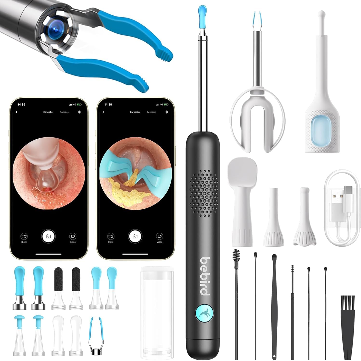 BEBIRD R1 Ear Camera: See & Remove Wax -10 BEBIRD R1 Ear Camera: See & Remove Wax -10