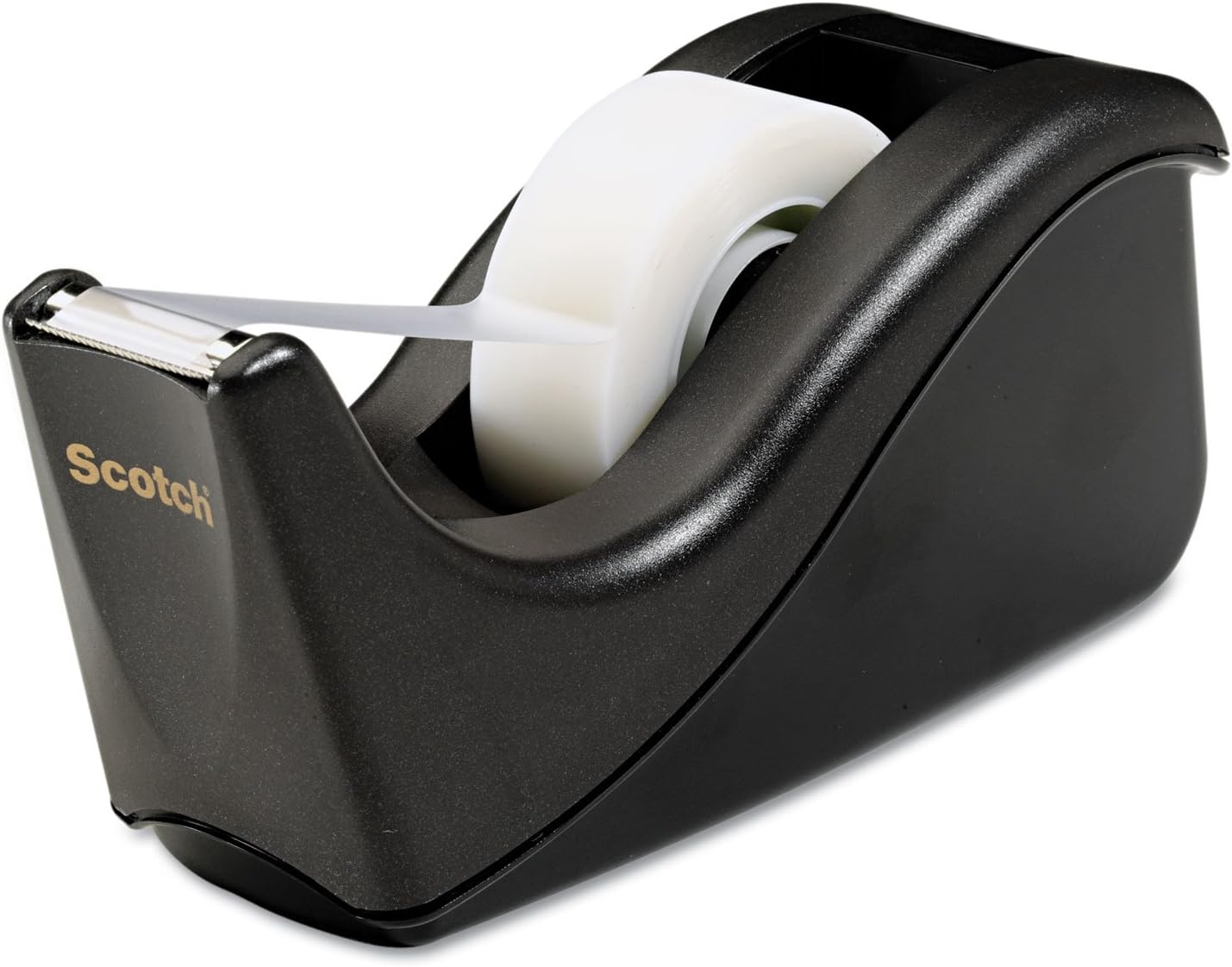 Scotch Desktop Tape Dispenser, Black TwoTone, 1 Dispenser