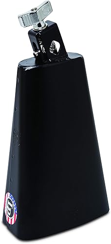 Latin Percussion LP007-N - Cabrestante de roca de 8 pulgadas con montaje autoalineado, negro, 12 pulgada