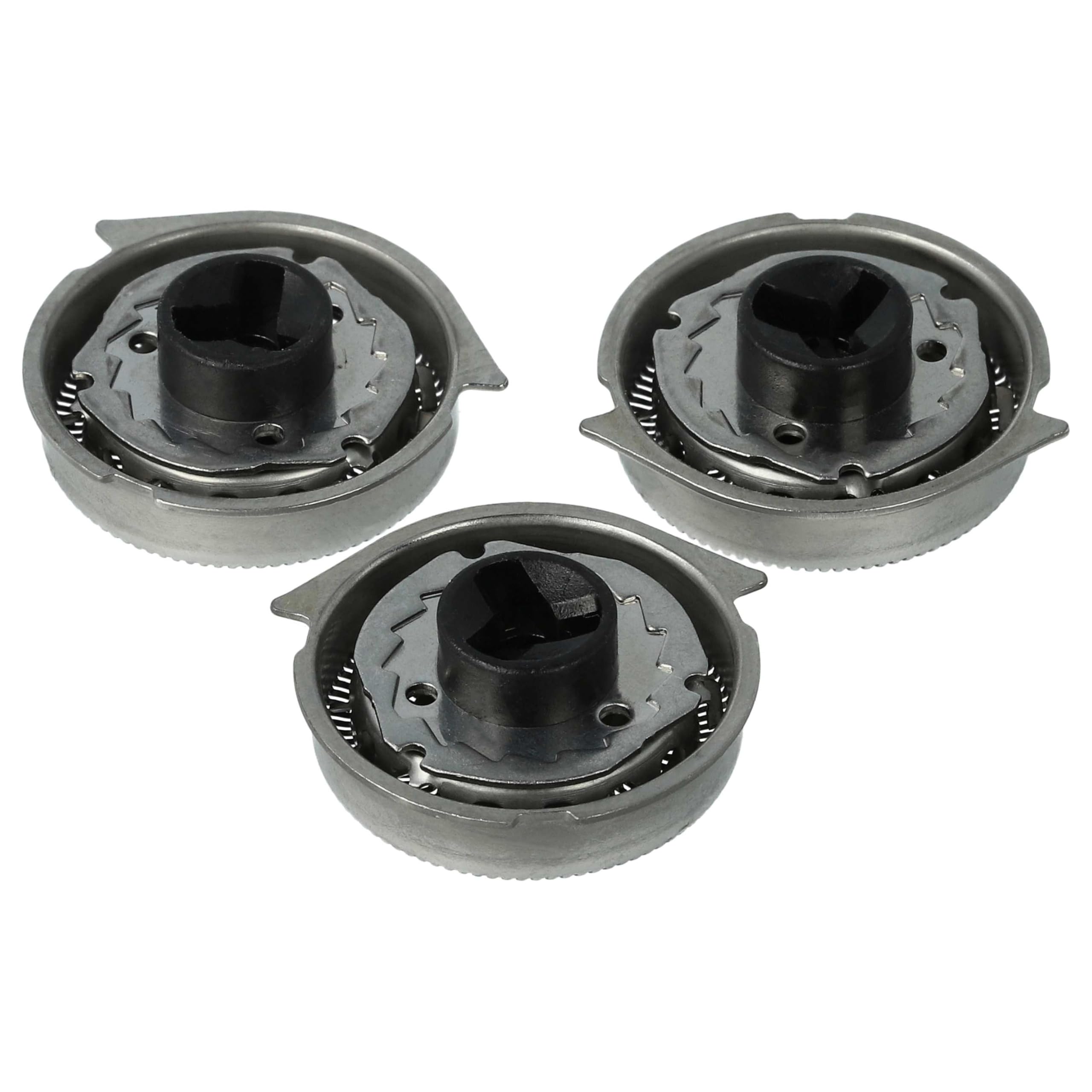 vhbw 3x cabezales reemplaza Philips HQ9 para máquina de afeitar, plata