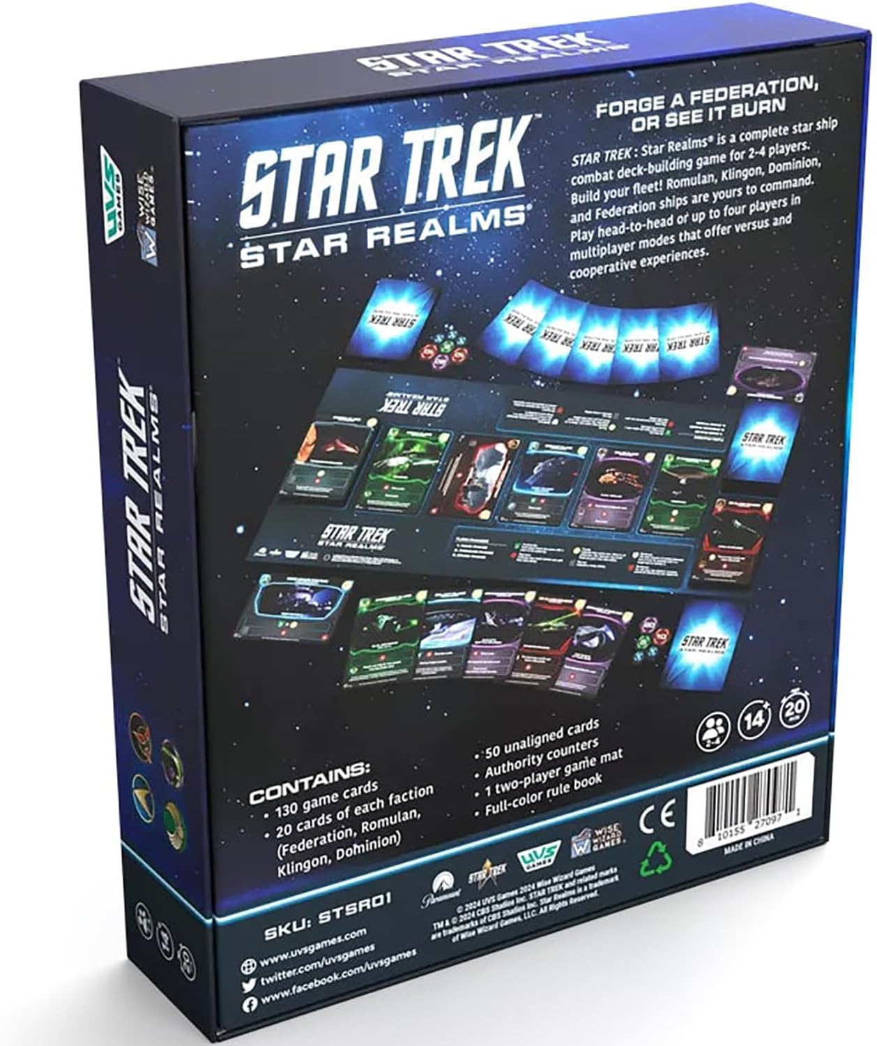UVS Games | Star Trek: Star Realms Core Set - an exciting Remake of This Award Winning Classic Game!