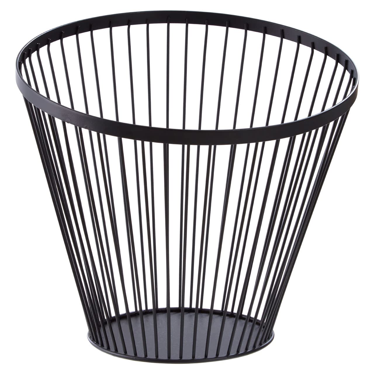 Premier Housewares Tall Oblique Basket With Matte Frame Black