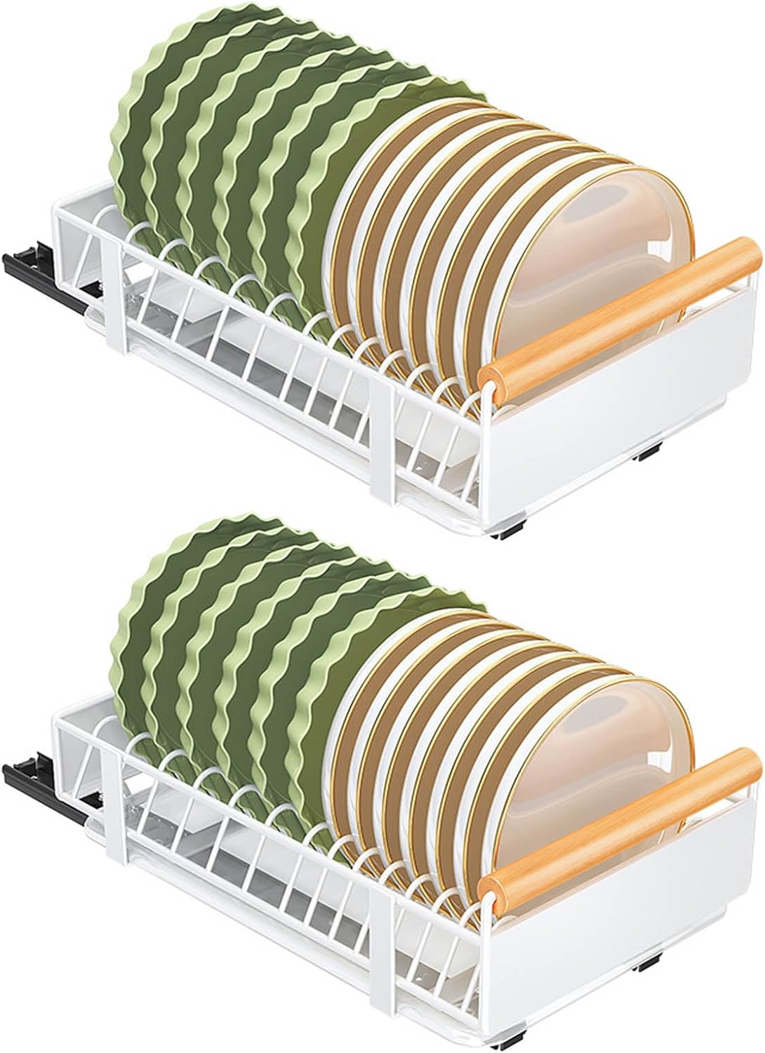 Pull Out Cabinet Organizers | Slide Out Drawers for Kitchen, Bathroom, Pantry & Under Sink Storage | Roll Out Shelves with Easy Installation | Maximize Space & Accessibility