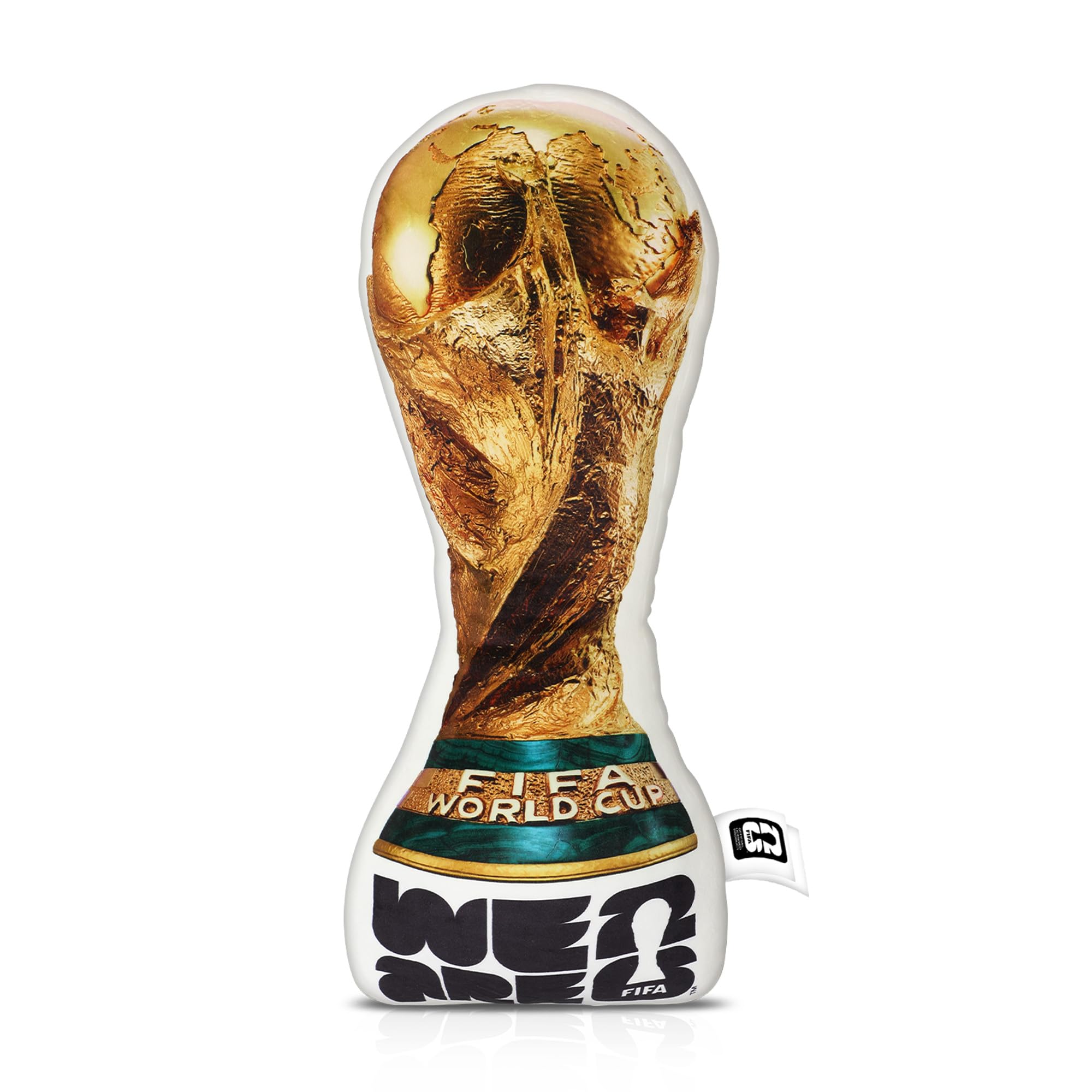 FIFA MESUCA Official World Cup 2026 Trophy Plush Pillow, 14.5 Inch