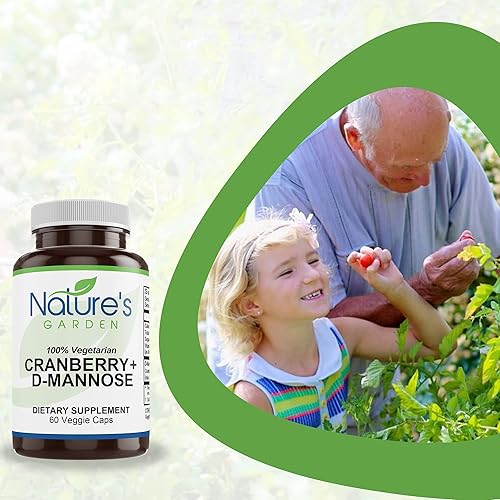 Miniatura 6 de NATURE'S GARDEN ESSENTIALS Arándano + D-manosa - 60 cápsulas vegetales - 1000 mg de manosa D con concentrado de arándano más vitamina C