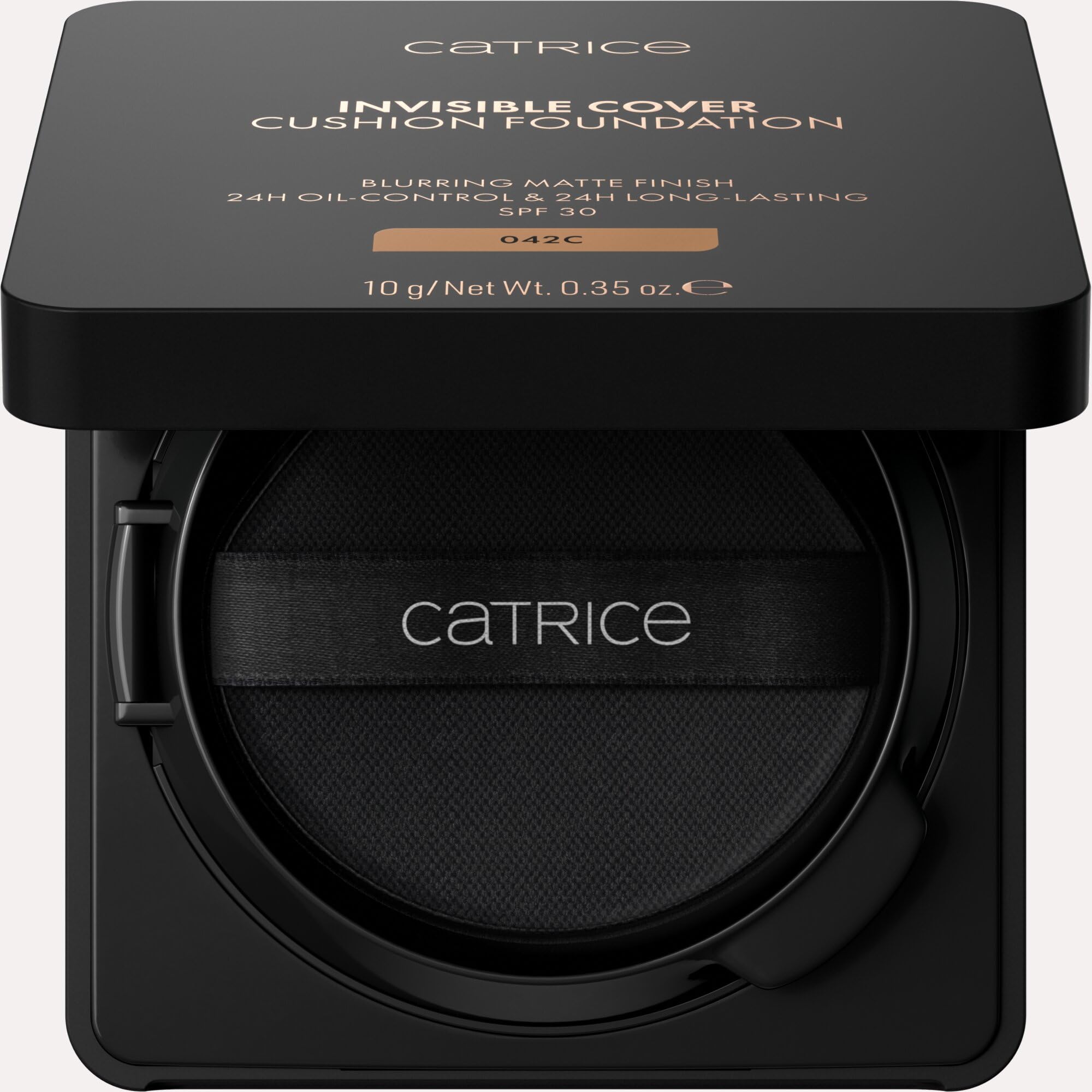 Catrice Invisible Cover Cushion Foundation, longlasting, mattifying, smoothing, natural, matte (10g)