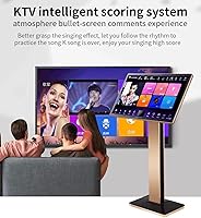 Vista 5 de Nueva máquina de karaoke profesional KV-V5 de Wellzweider con micrófono inalámbrico, pantalla táctil capacitiva de 22 pulgadas, reproductor de cine