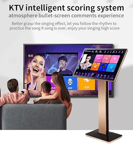 Miniatura 6 de Nueva máquina de karaoke profesional KV-V5 reproductor de karaoke MTV integrado con micrófono inalámbrico pantalla táctil capacitiva de 22 pulgadas